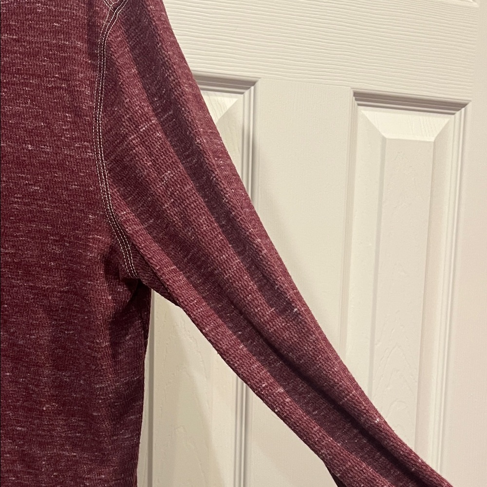 Express Burgundy Pullover Hoodie - Picture 7 of 10